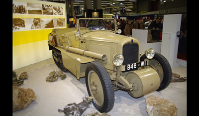 Citroën half-track Type P17 1931 Croisère Jaune - based on C4F front